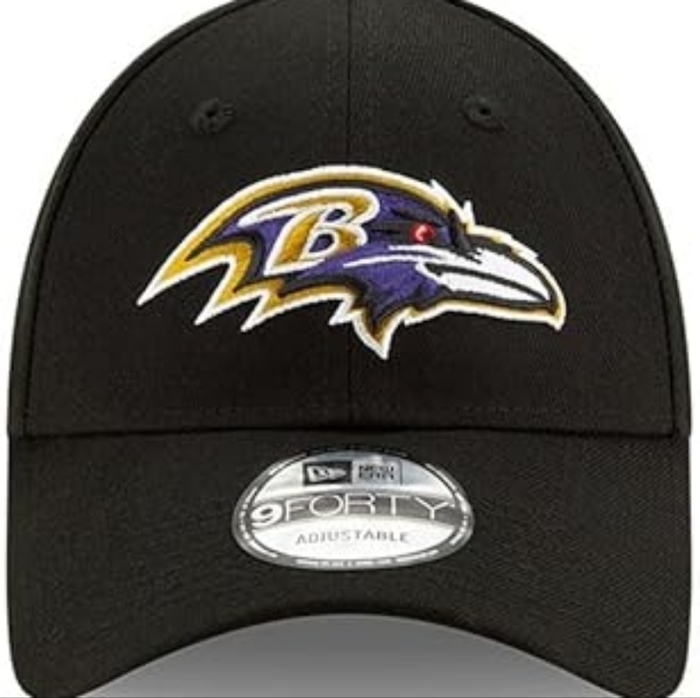 Baltimore Ravens New Era 9Forty Hat NFL The League Adjustable Cap Black Unisex